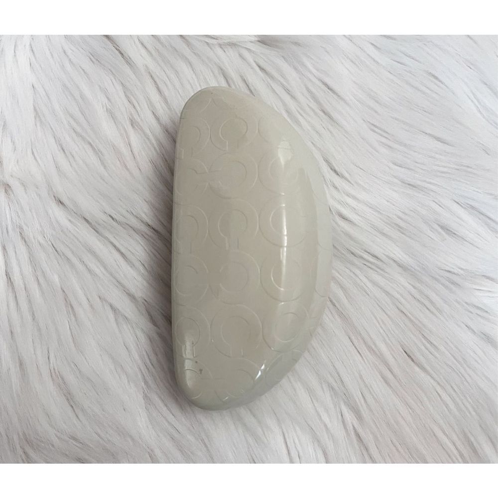 Coach White Hard Clamshell Sunglasses/Eyeglasses Case - Picture 4 of 6